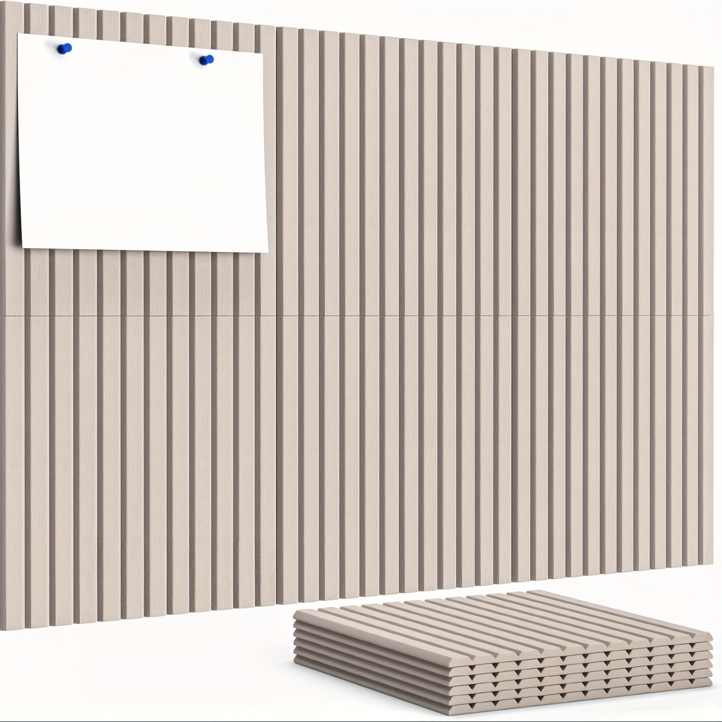 Home Decor Wall Panels - 6 szt. dekoracyjnych filcowych paneli ściennych,