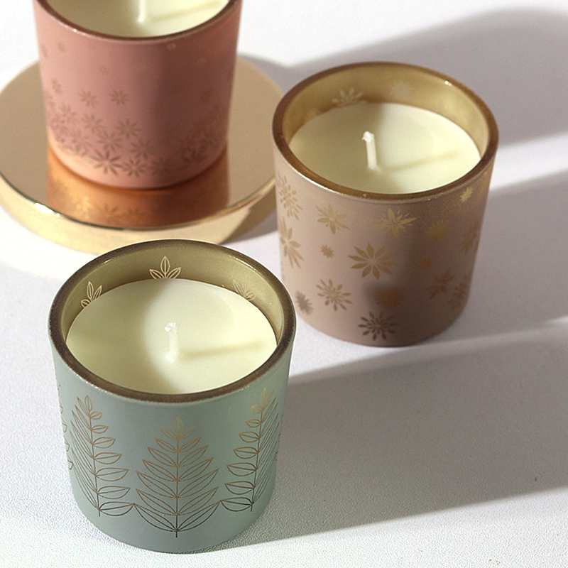 Home Decor Glass - Kolorowe ceramiczne świece kreatywne zapachy do