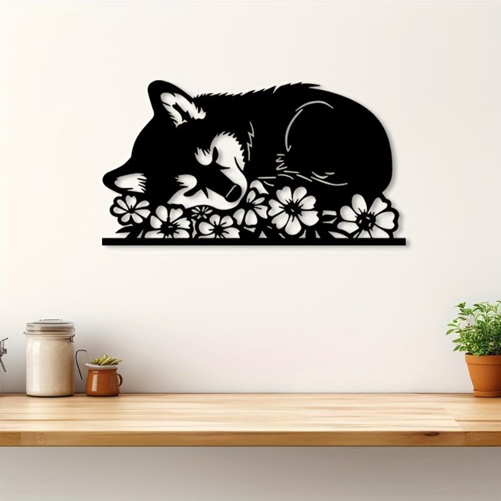 Home Decor Wall Panels - Metalowa dekoracja ścienna Shiba Inu, odporna