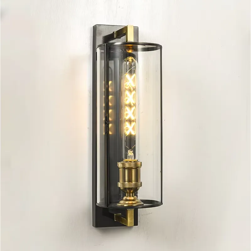 Home Decor Lighting - Nowoczesne złote cylindryczne lampy wiszące LED