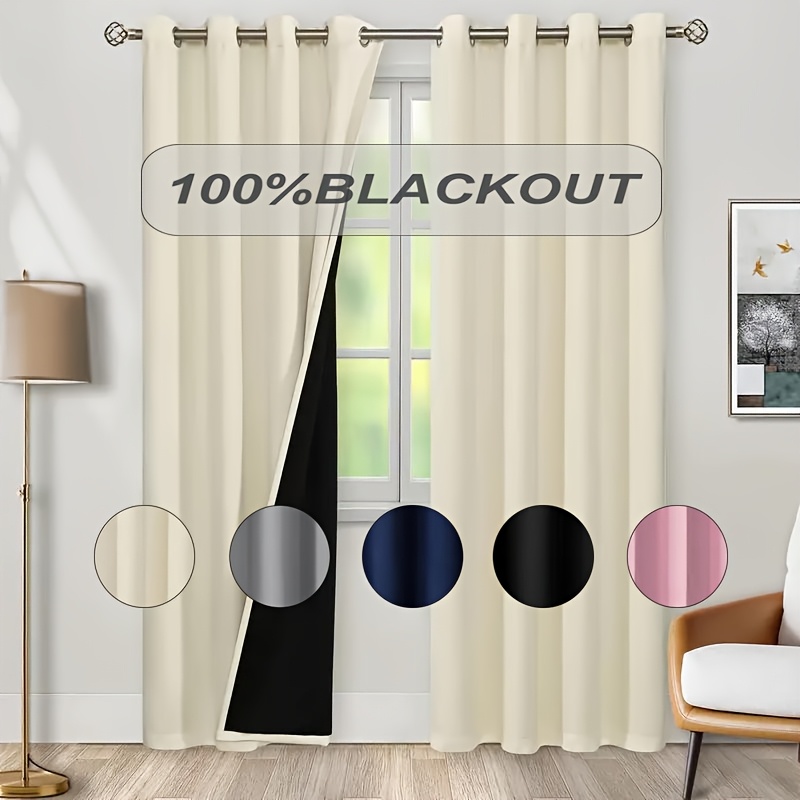 Home Decor Wall Panels - 1 szt. Zasłona zaciemniająca 100% światła