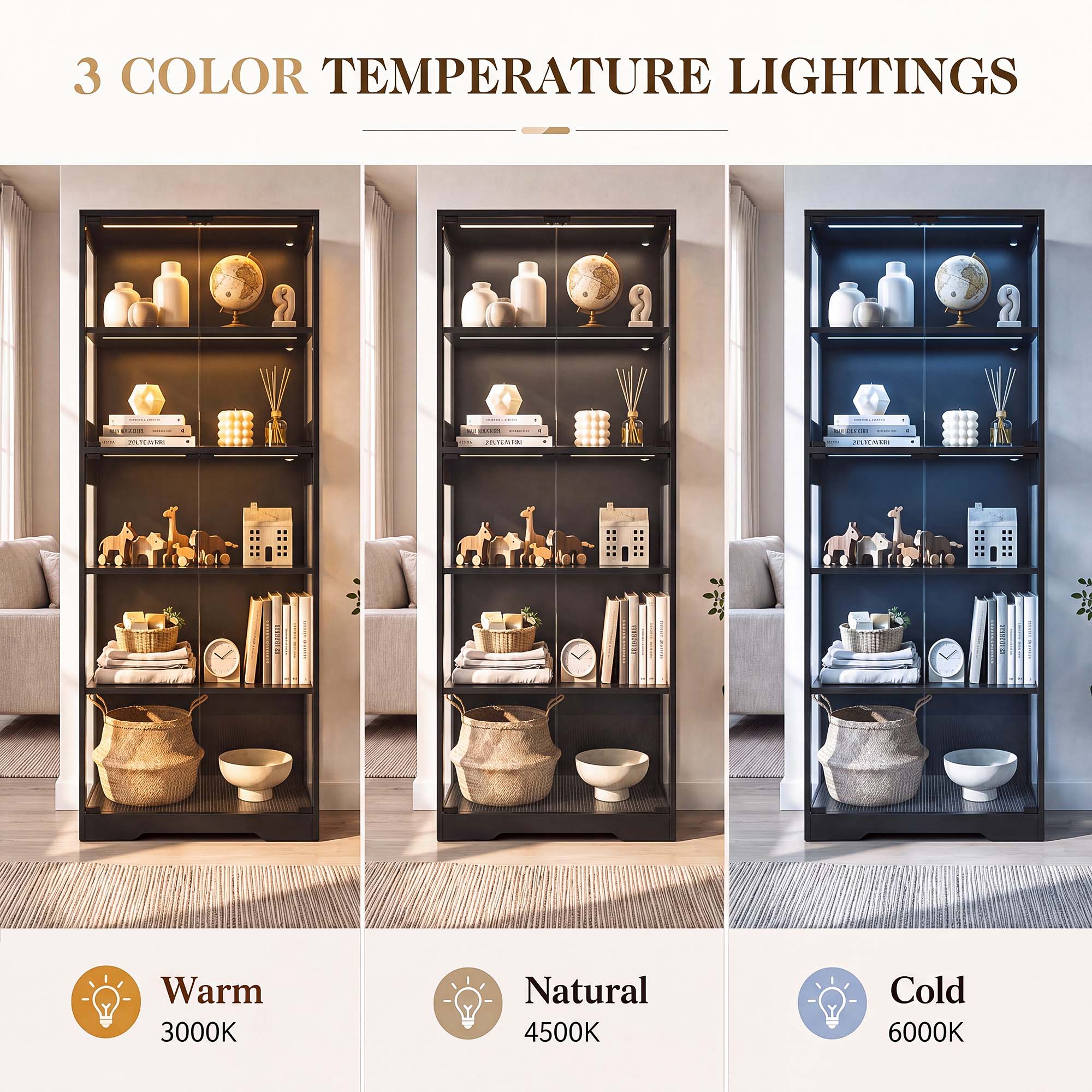 TCGBKAF 5-poziomowa szafka eks – Home Decor Lighting recenzja i cena