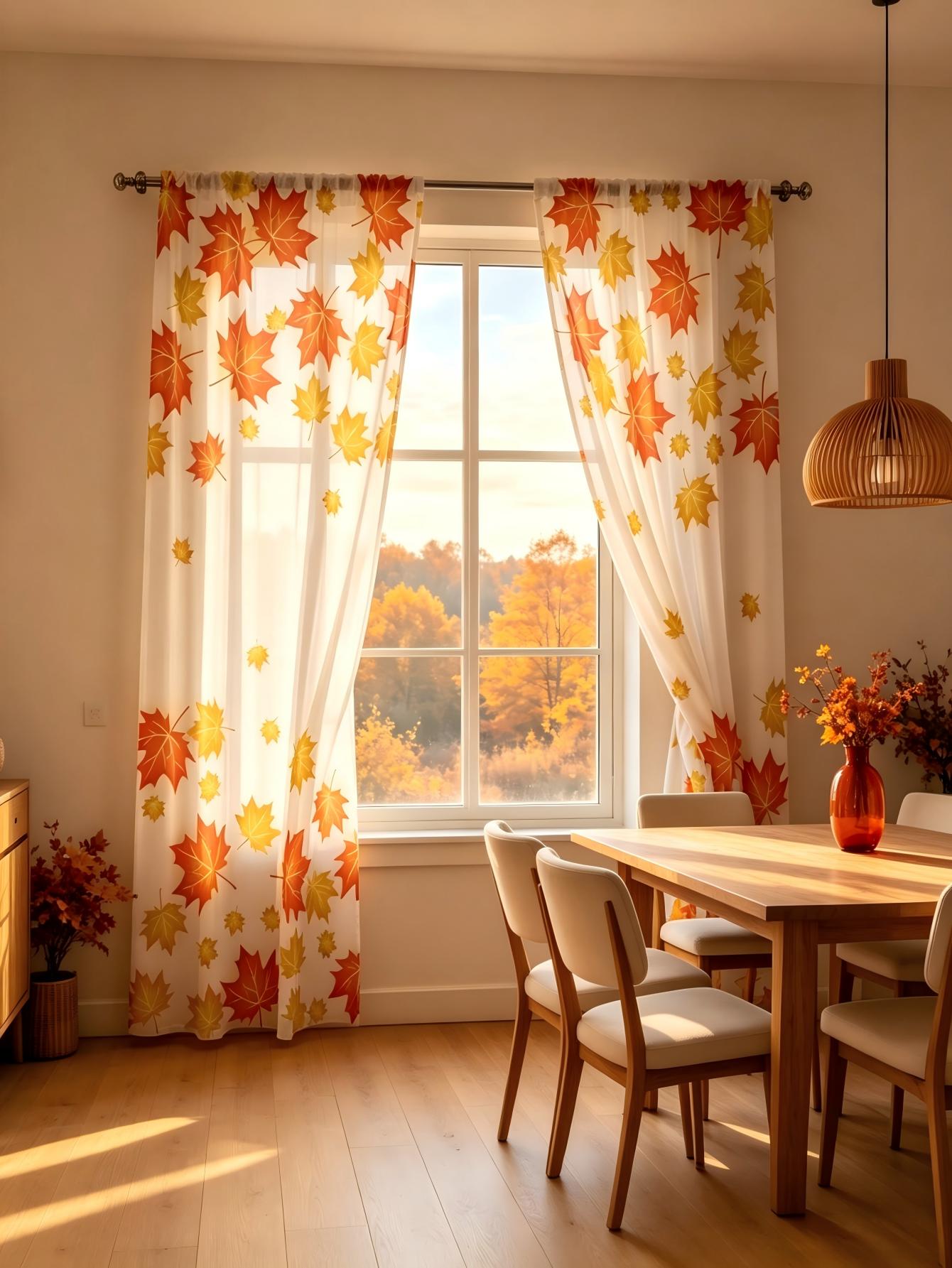 2 szt. Przezroczyste zasłony z – Home Decor Yellow recenzja i cena