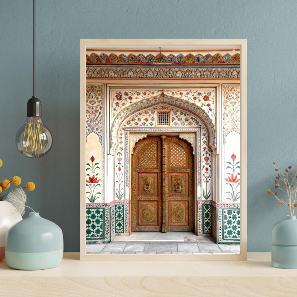Bezramowe tradycyjne grafiki z – Home Decor Jaipur recenzja i cena