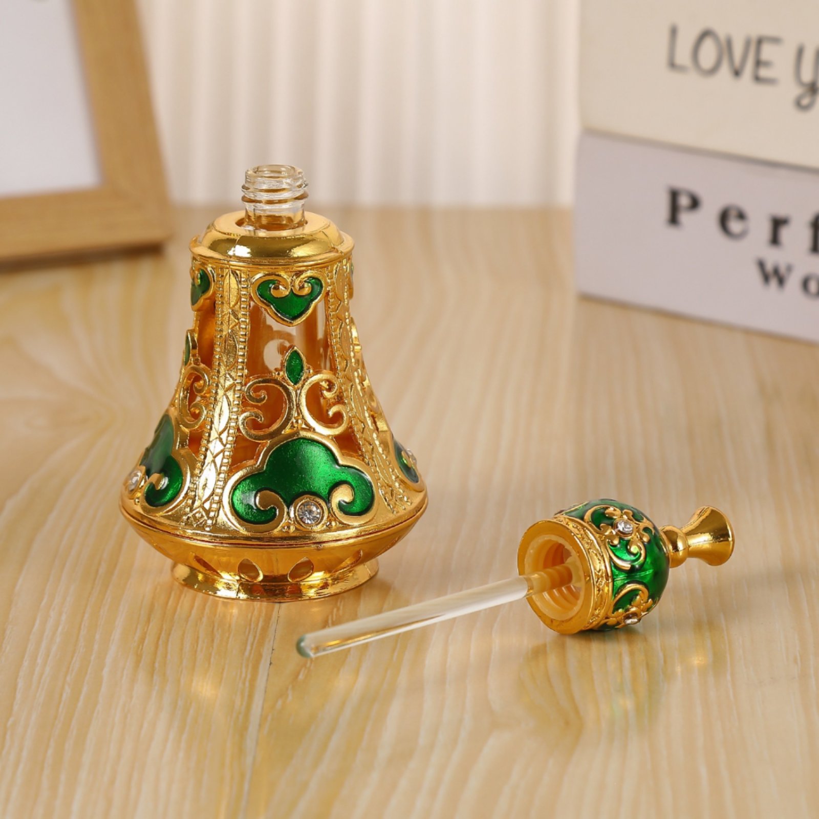 Ozdobna butelka na perfumy, fa – Home Decor Glass recenzja i cena