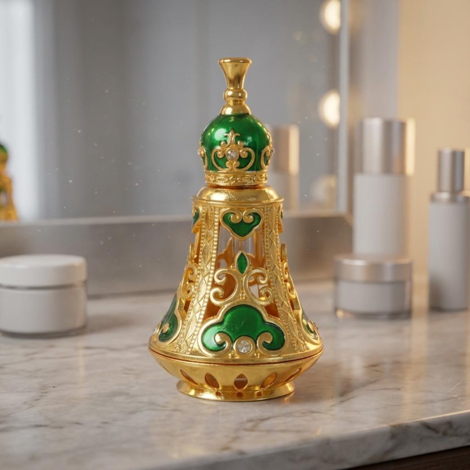 Ozdobna butelka na perfumy, fa – Home Decor Glass recenzja i cena