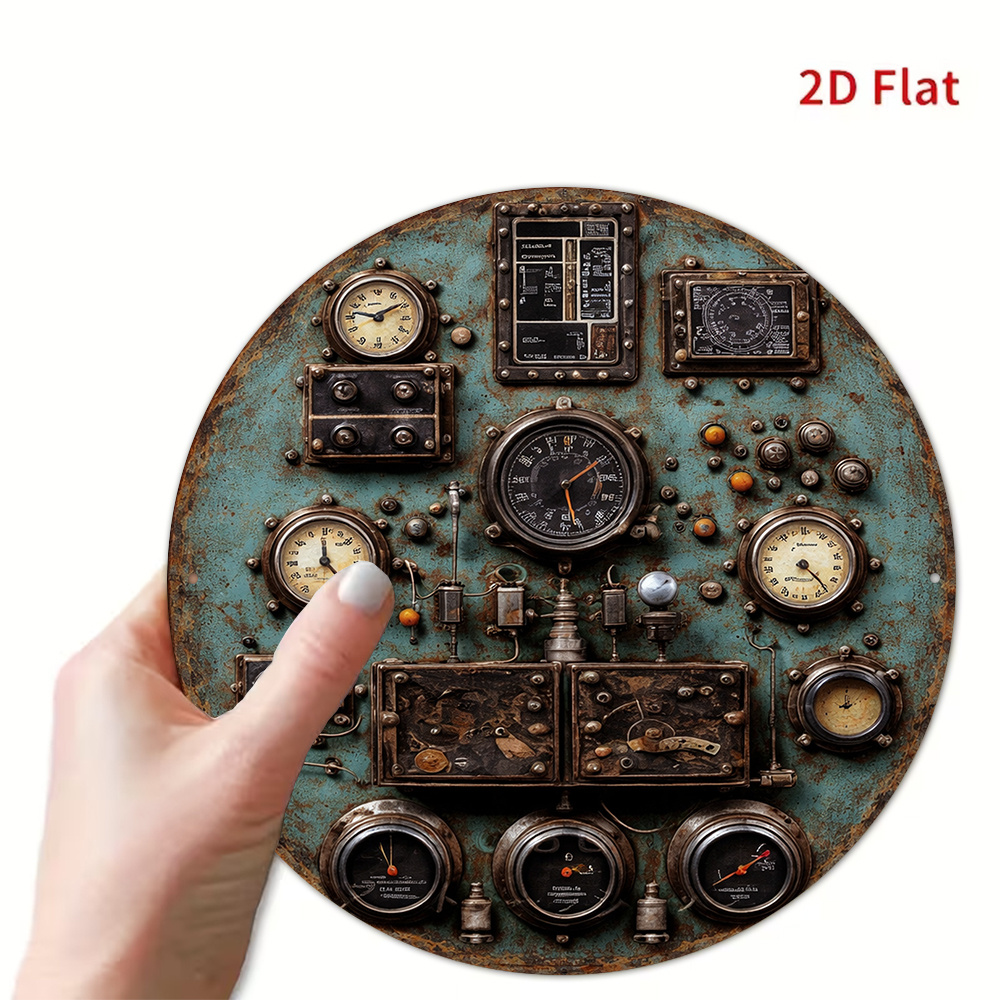 Płaska, okrągła, aluminiowa ta – Home Decor Wall Panels recenzja i cena
