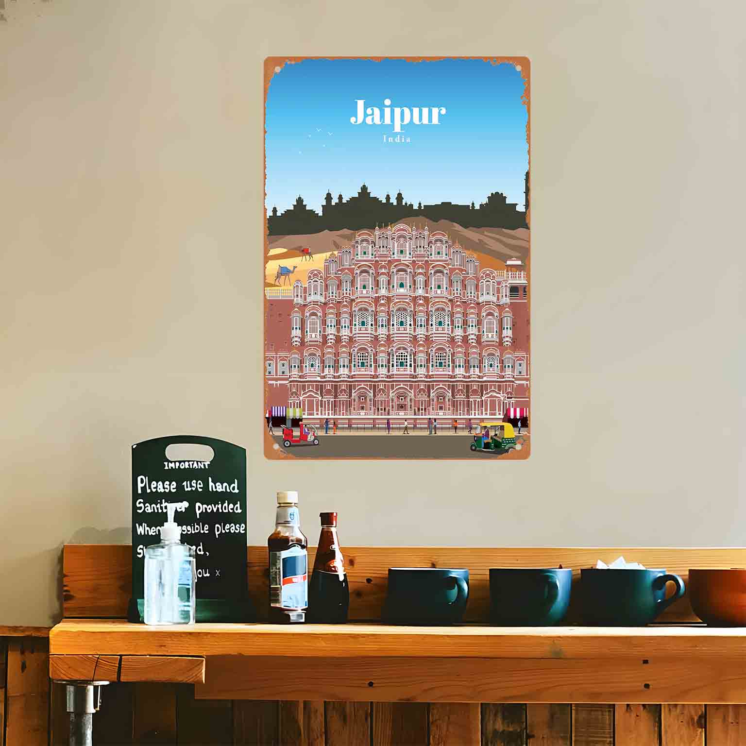 2D PŁASKA METALOWA DEKORACJA Ś – Home Decor Jaipur recenzja i cena
