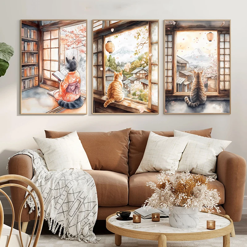 Japoński Czarny Kot Kąpiący Si – Home Decor Japandi recenzja i cena