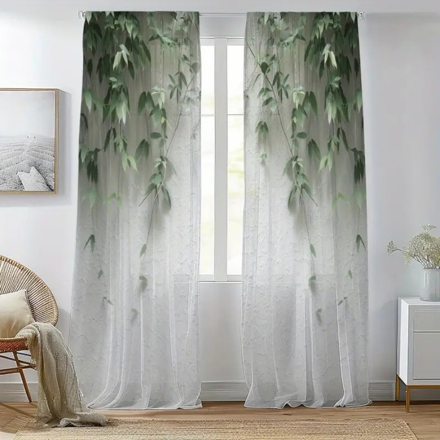 2 szt. Przezroczyste zasłony z – Home Decor Wall Panels recenzja i cena