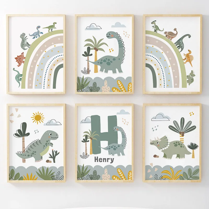 Obraz na płótnie z dinozaurami – Home Decor Japandi recenzja i cena