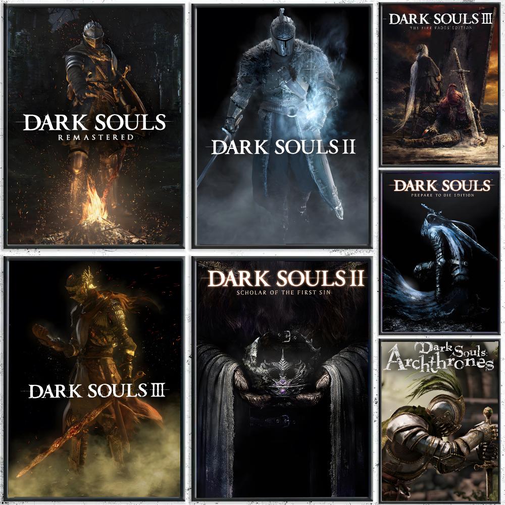 fajny plakat z gry D-Dark Soul – Home Decor Video recenzja i cena