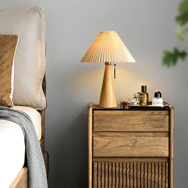 Retro Plisowana Lampa Stołowa  – Home Decor Lighting recenzja i cena